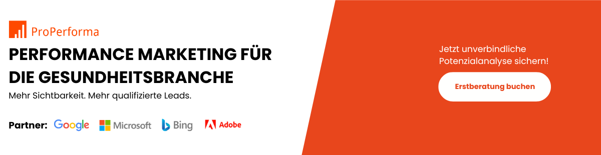 Werbemittel Klinik Marketing Variante 3 Querformat