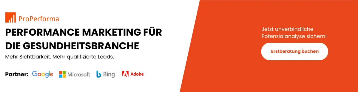 Werbemittel Klinik Marketing Variante 3 Querformat