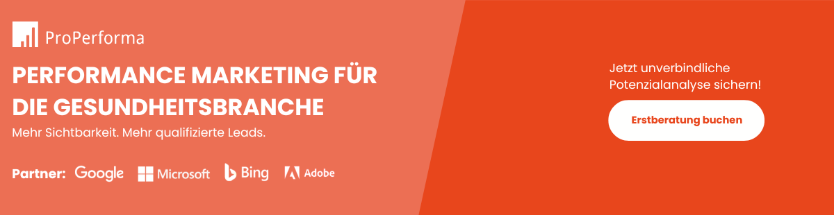 Werbemittel Klinik Marketing Variante 2