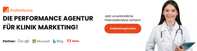Werbemittel Klinik Marketing